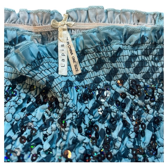 Lapis Blue and Yellow Floral Maxi Dress - Picture 2 of 6